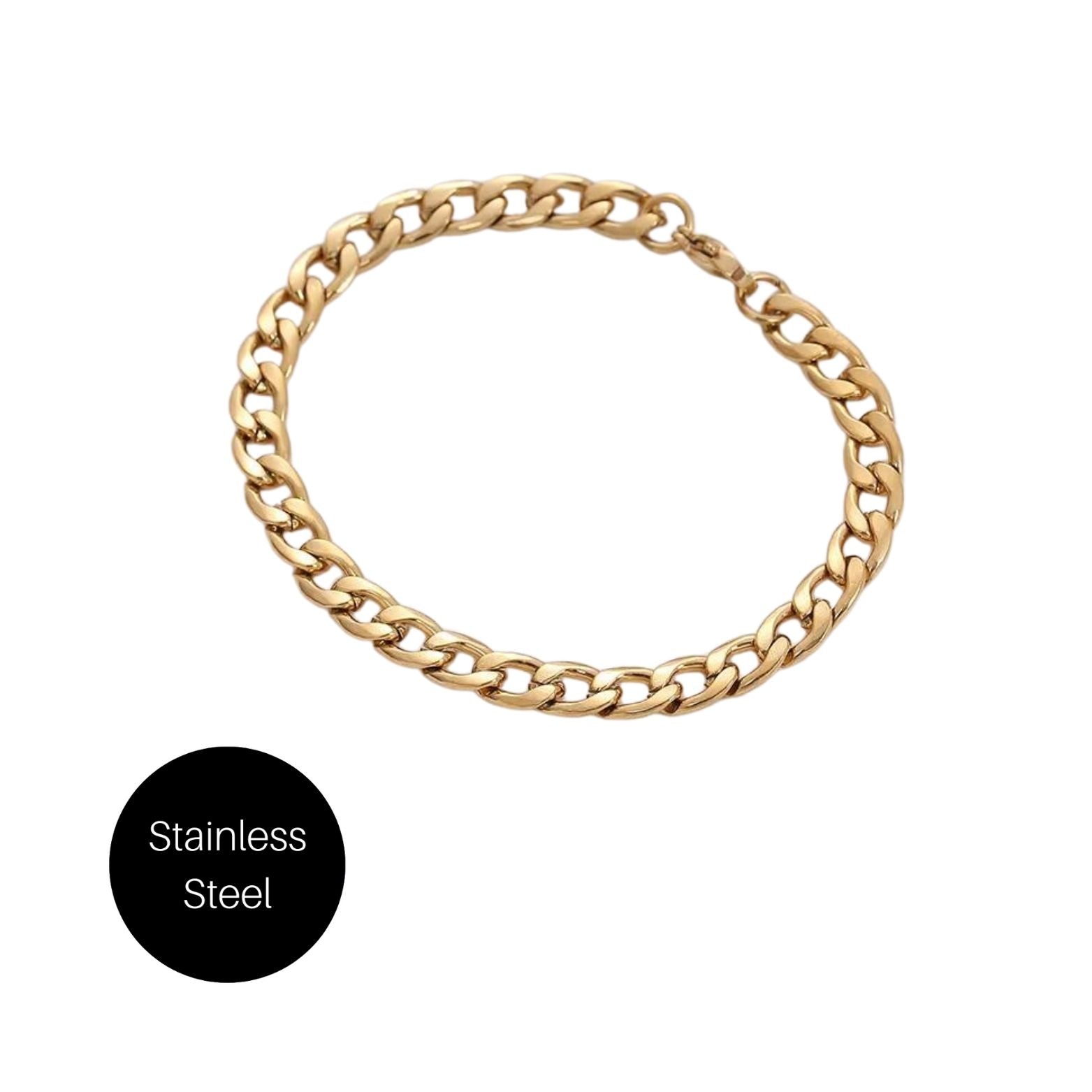 Chain Bracelet in Gold Besom Boutique