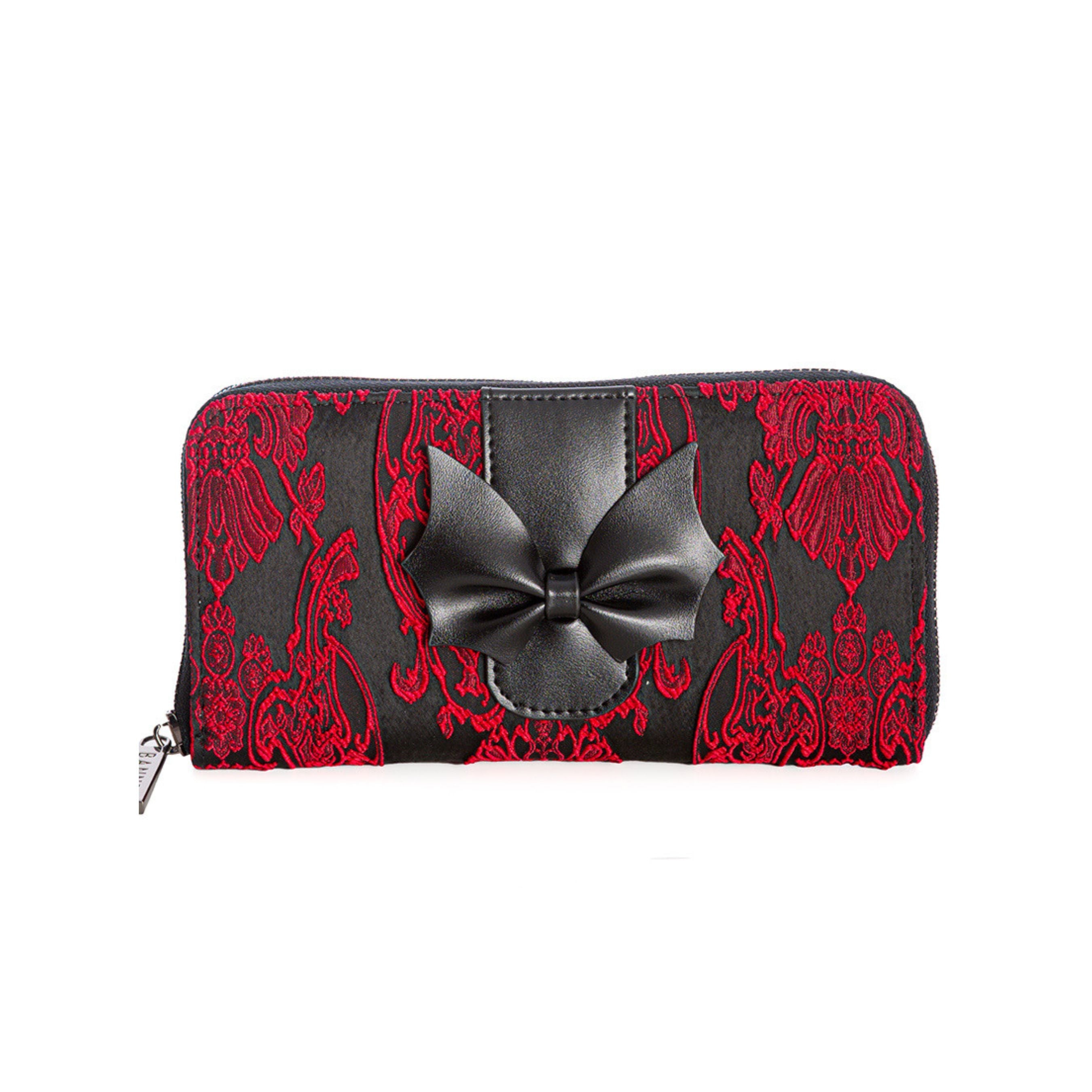 Gothic Red Lace Wallet Besom Boutique