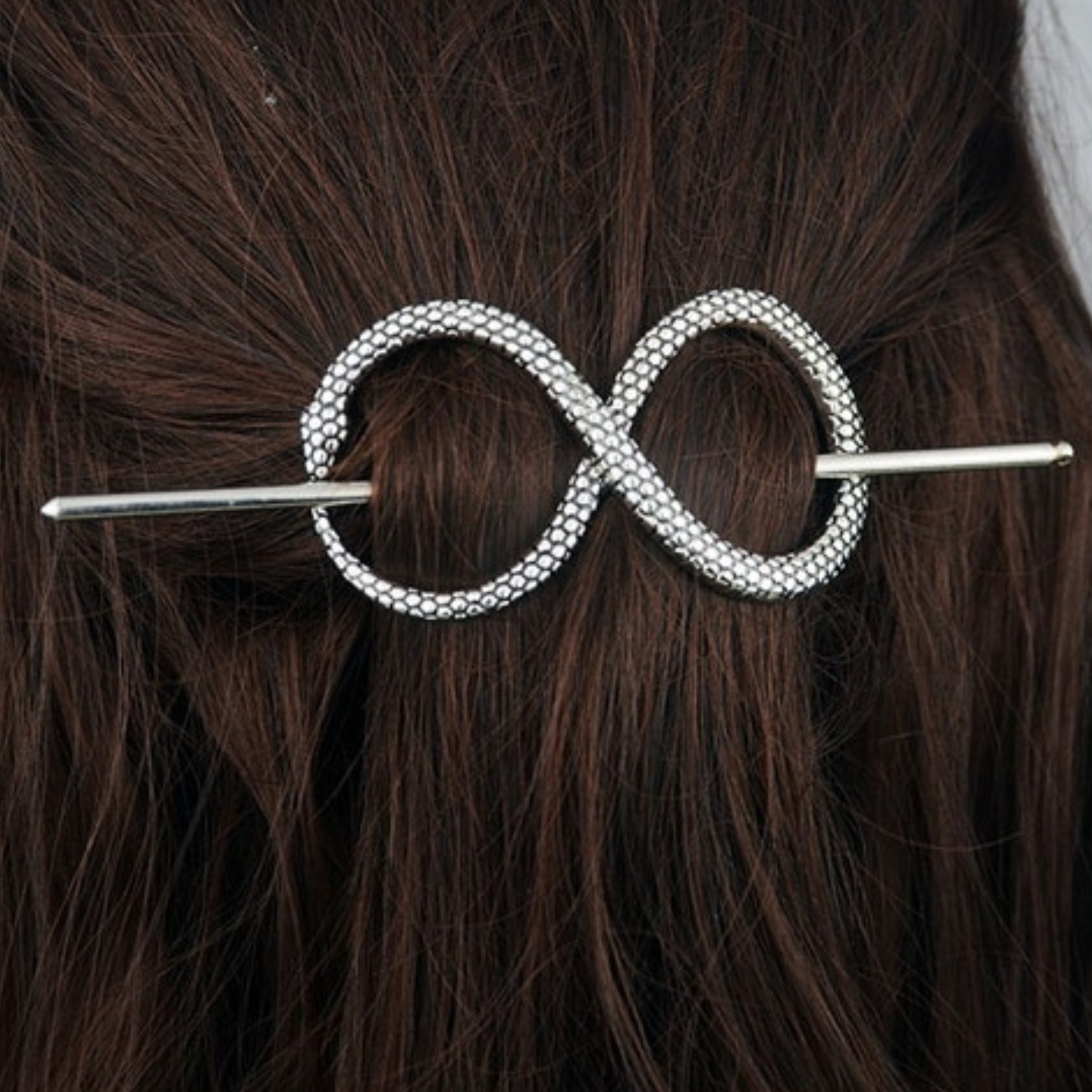 Infinity Snake Hair Pin Besom Boutique