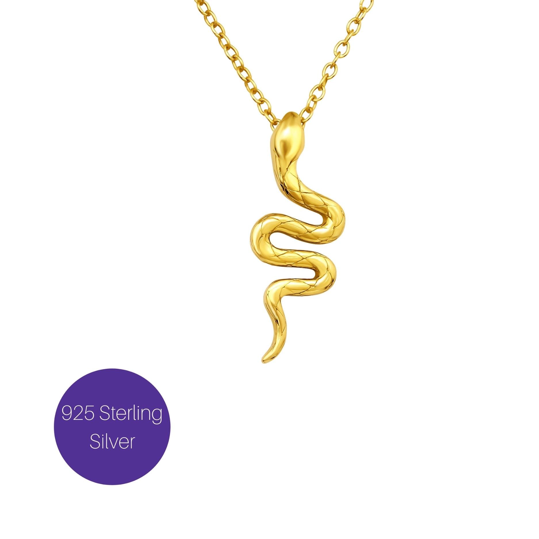 Golden Serpent Necklace