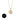 Bleeding Heart Crystal Necklace in White Besom Boutique
