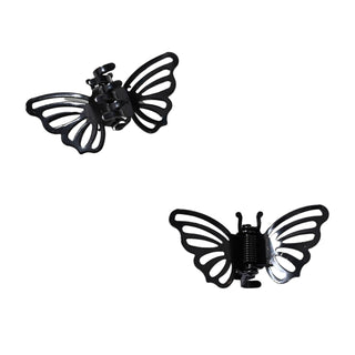 Butterfly Hair Clips in Black Besom Boutique