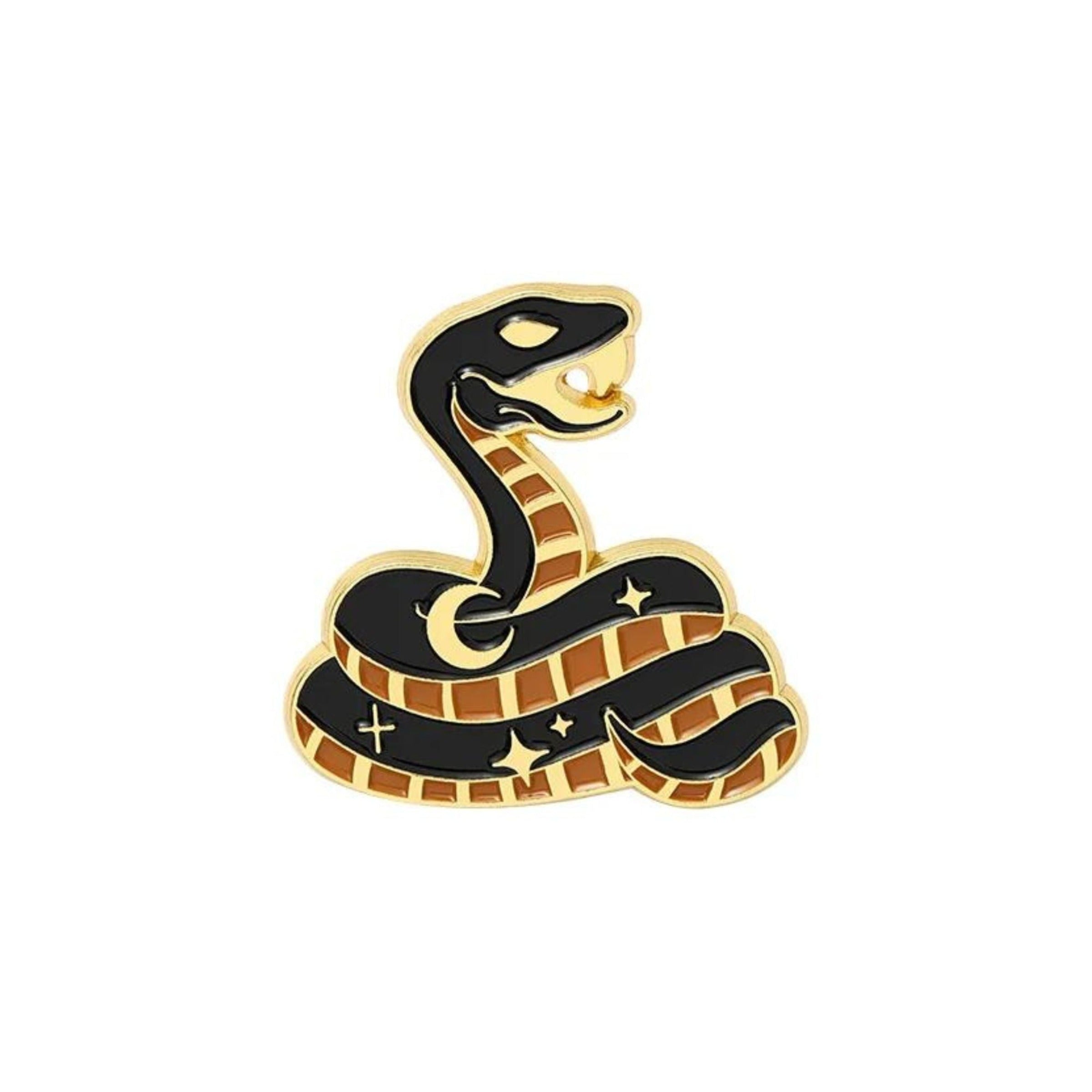 Celestial Cobra Enamel Pin Besom Boutique