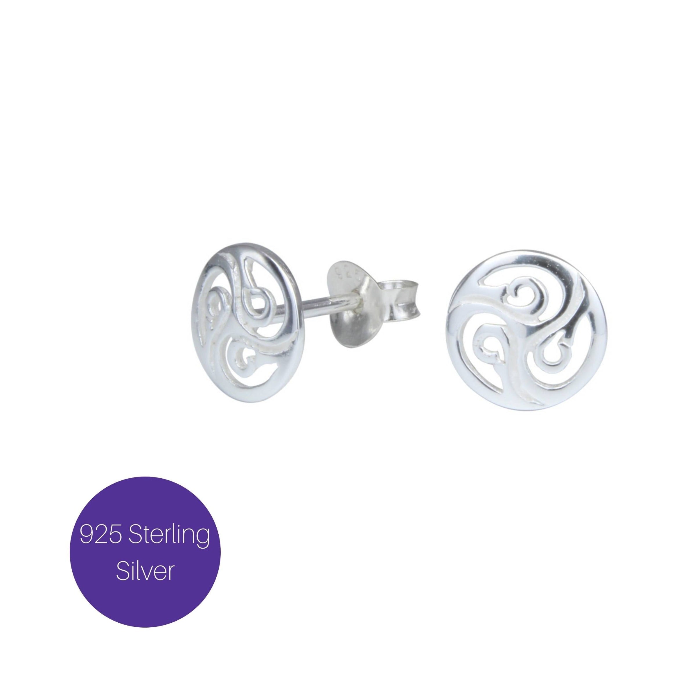 Celtic Circle Stud Earrings Besom Boutique
