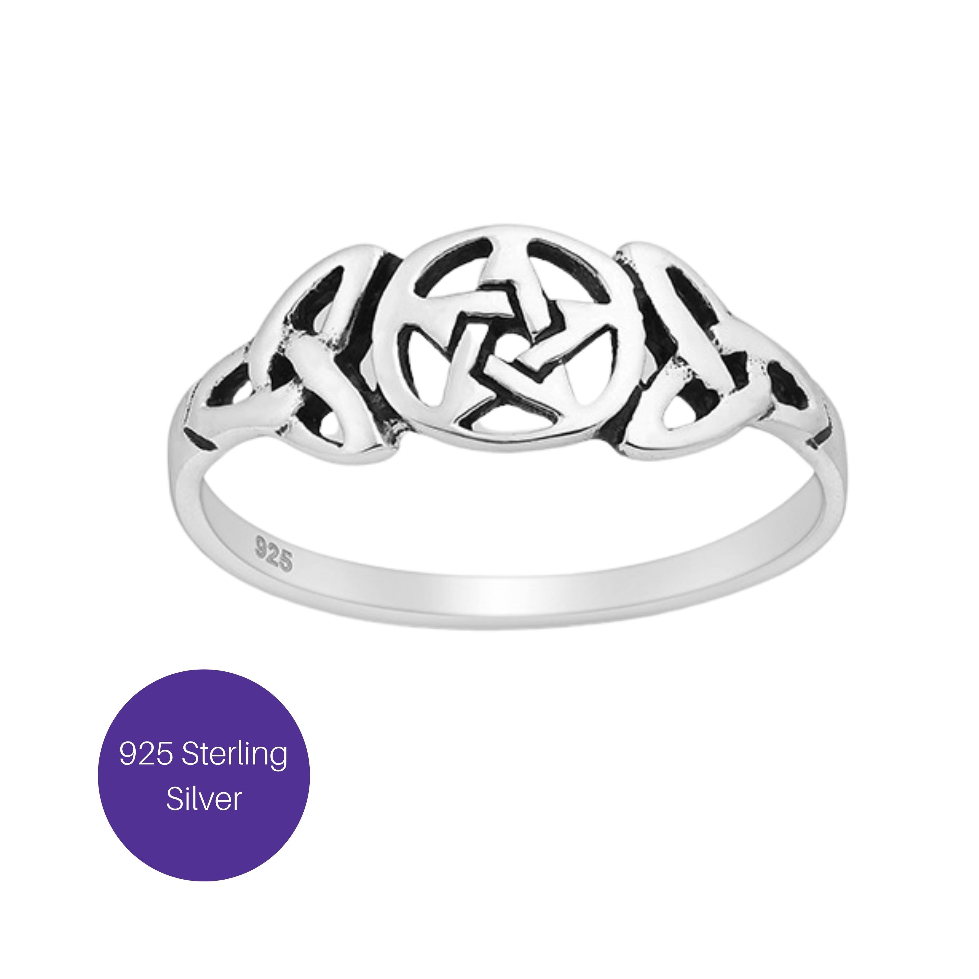 Celtic Pentacle Ring Besom Boutique