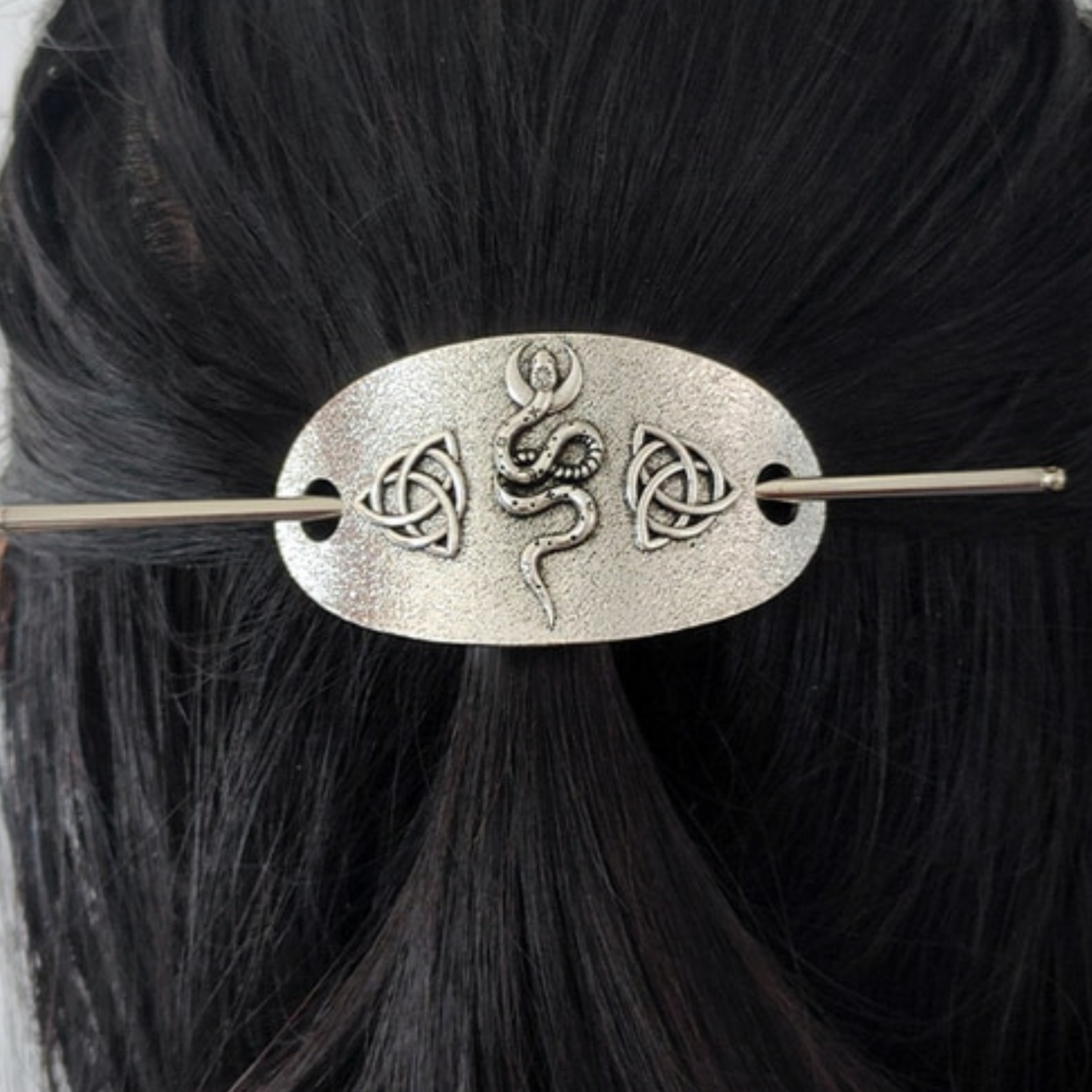 Celtic Serpent Hair Pin Besom Boutique