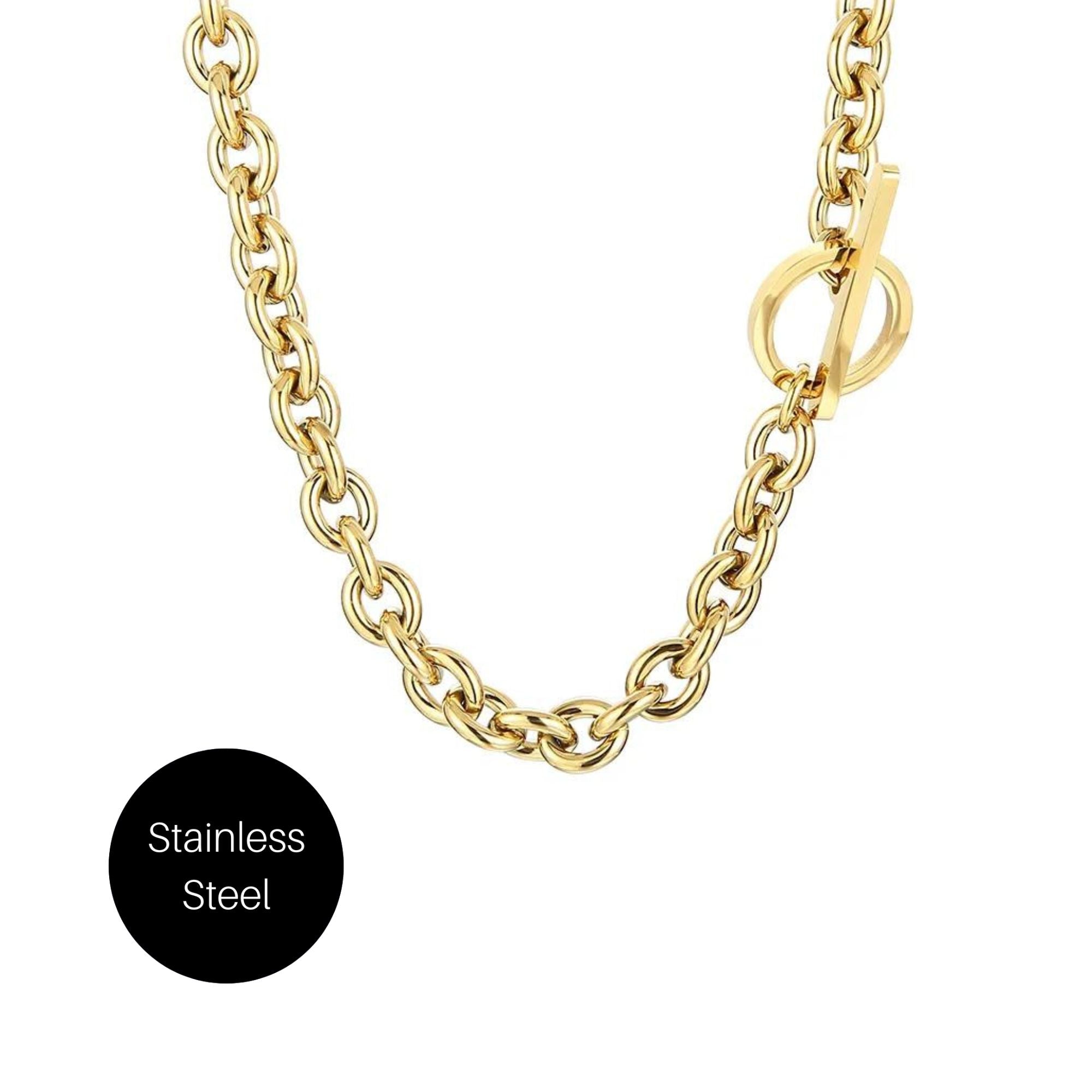 Chained Choker in Gold Besom Boutique