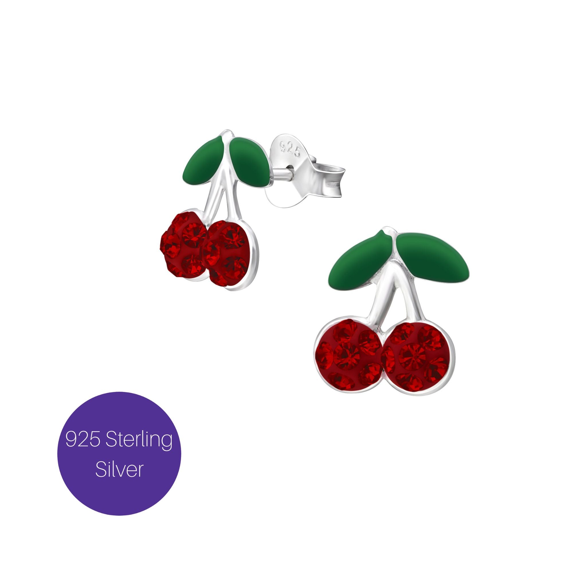 Cherry Bomb Stud Earrings Besom Boutique