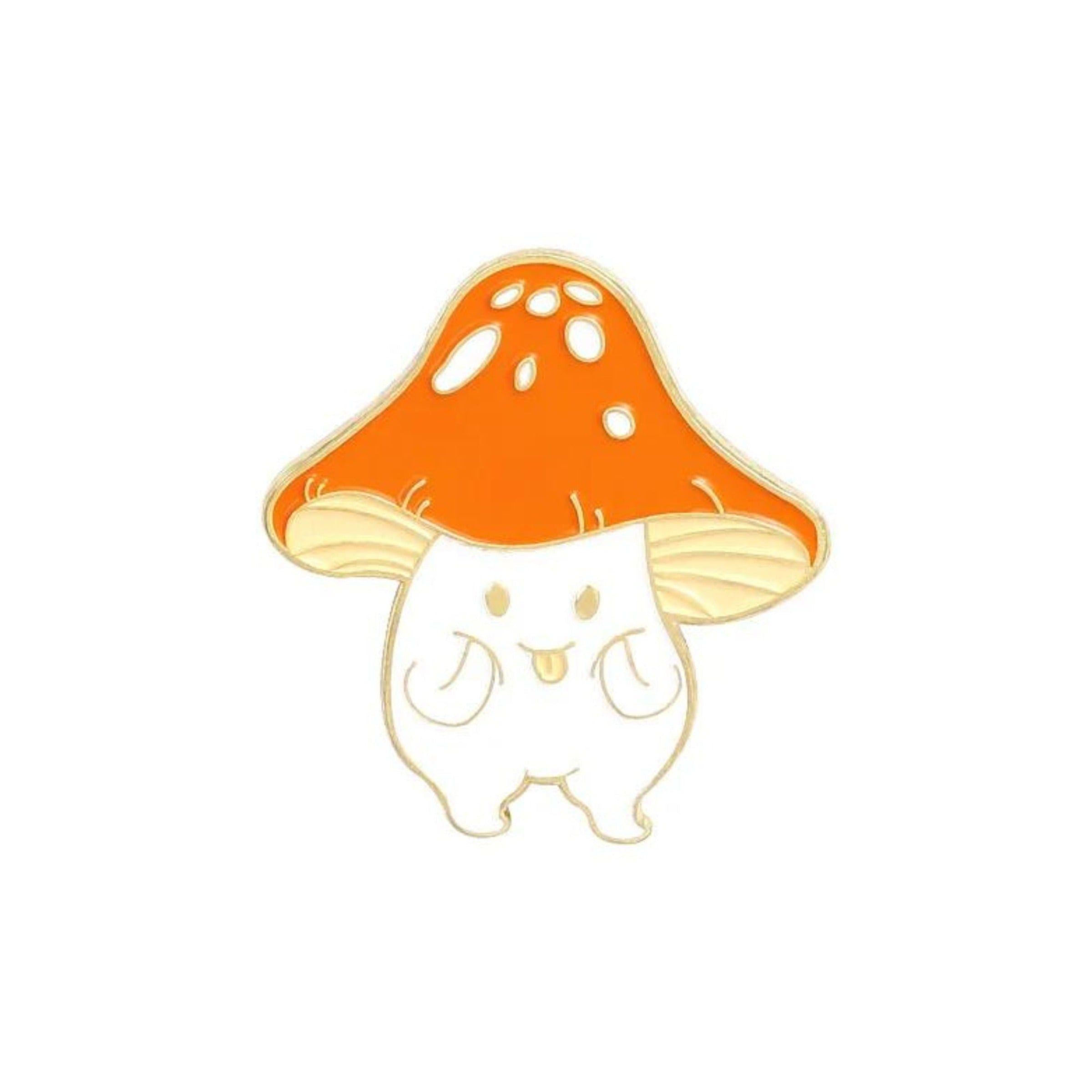 Dimple Mushroom Enamel Pin Besom Boutique