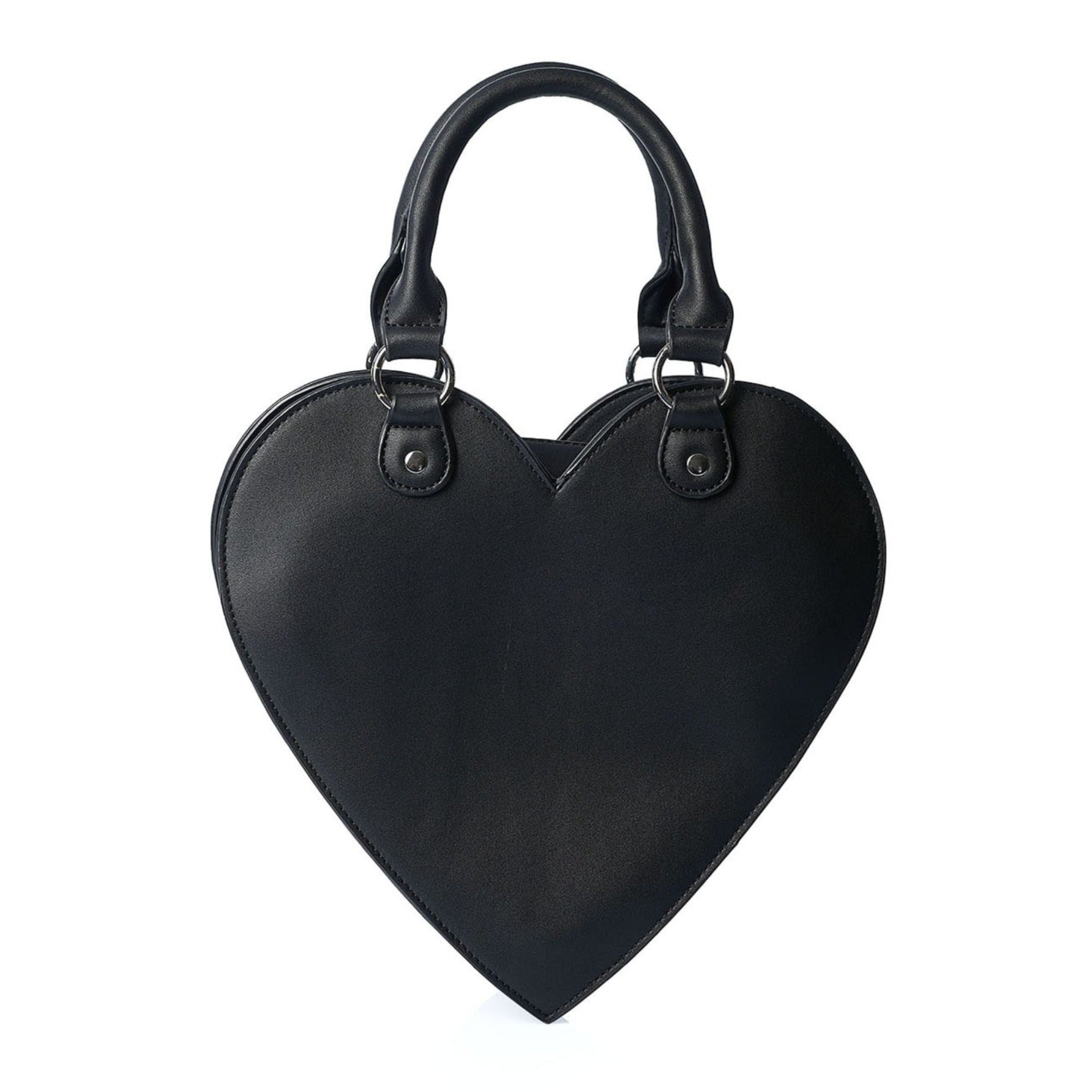 Fishnet Bat Heart Bag Besom Boutique