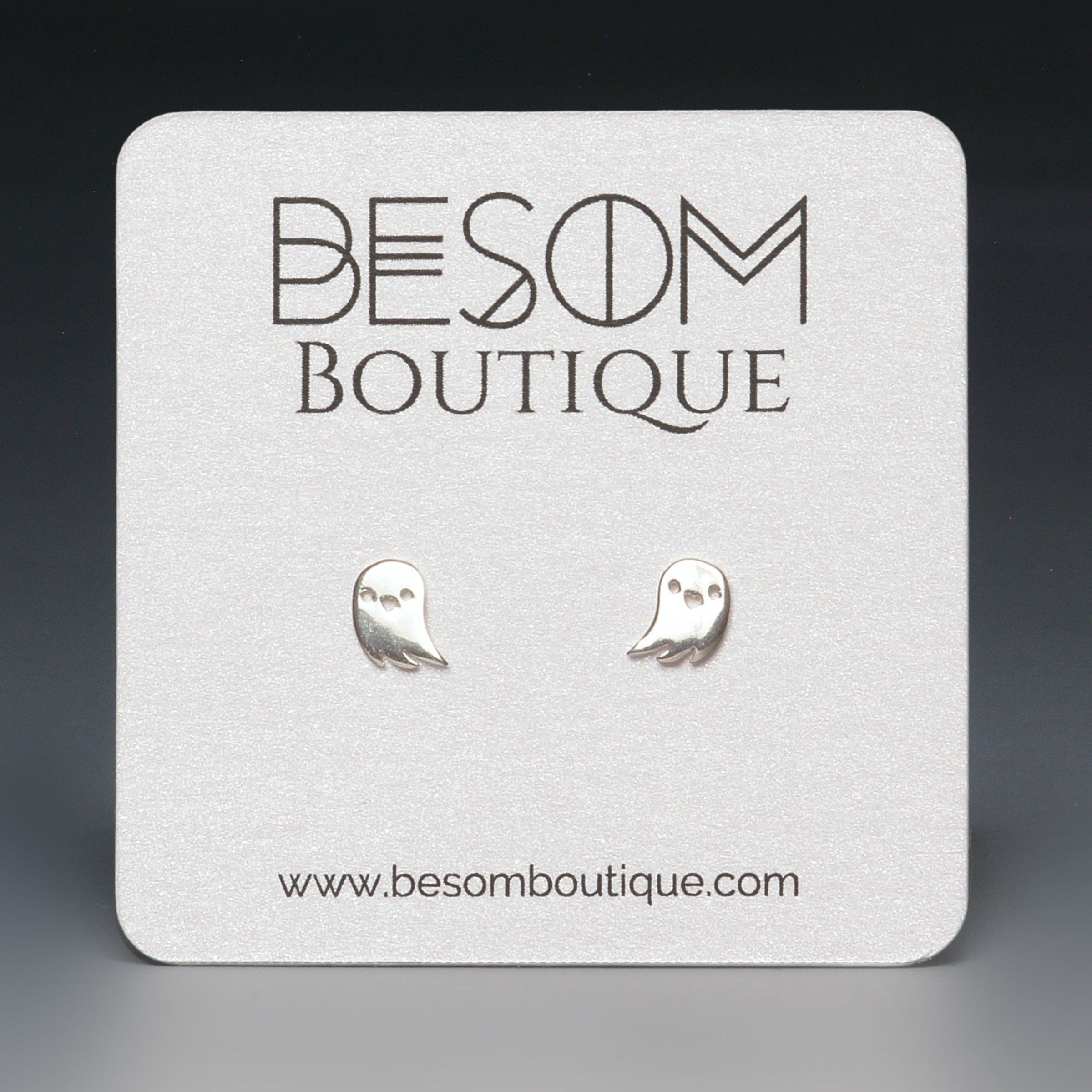 Ghosty Stud Earrings Besom Boutique