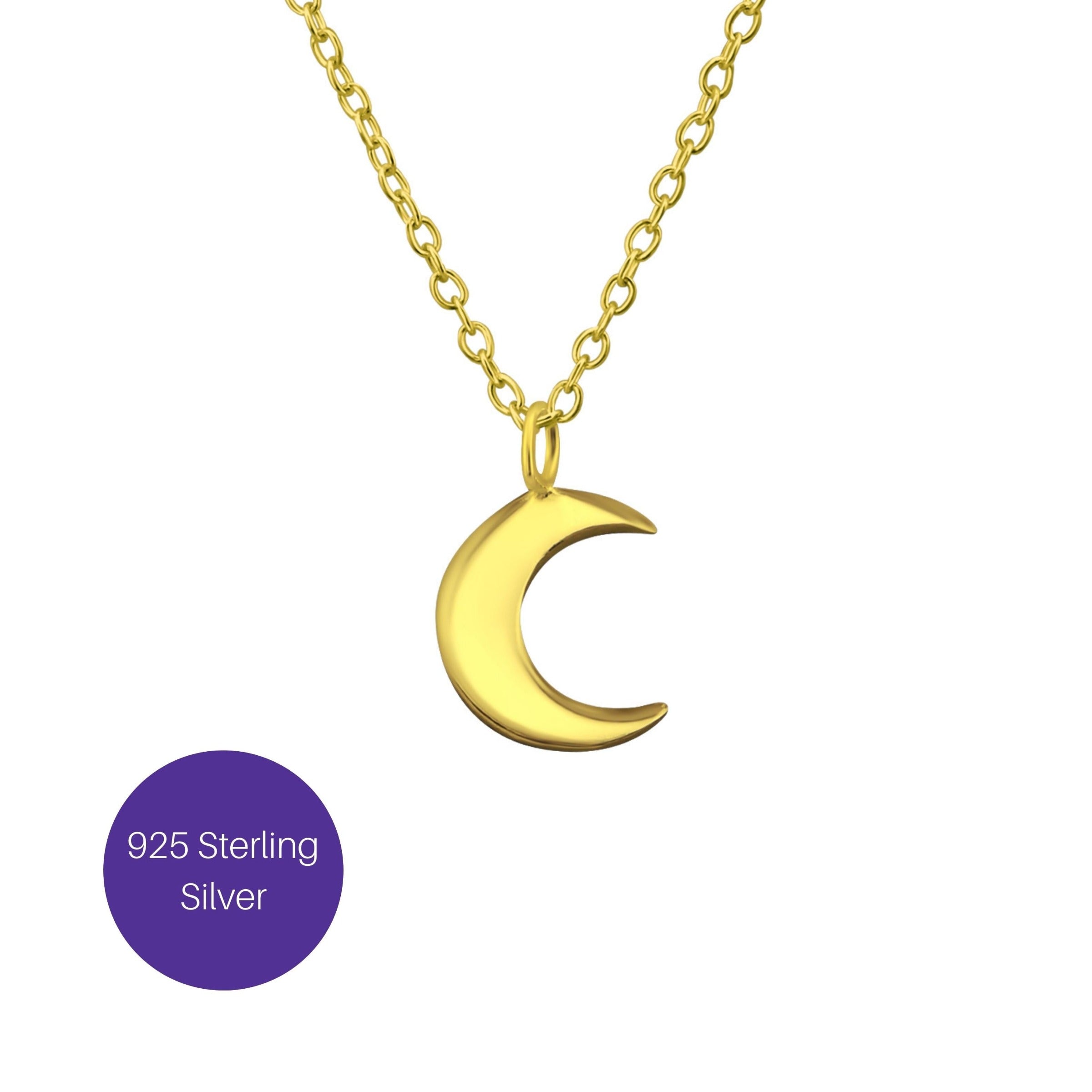 Golden Moon Necklace Besom Boutique