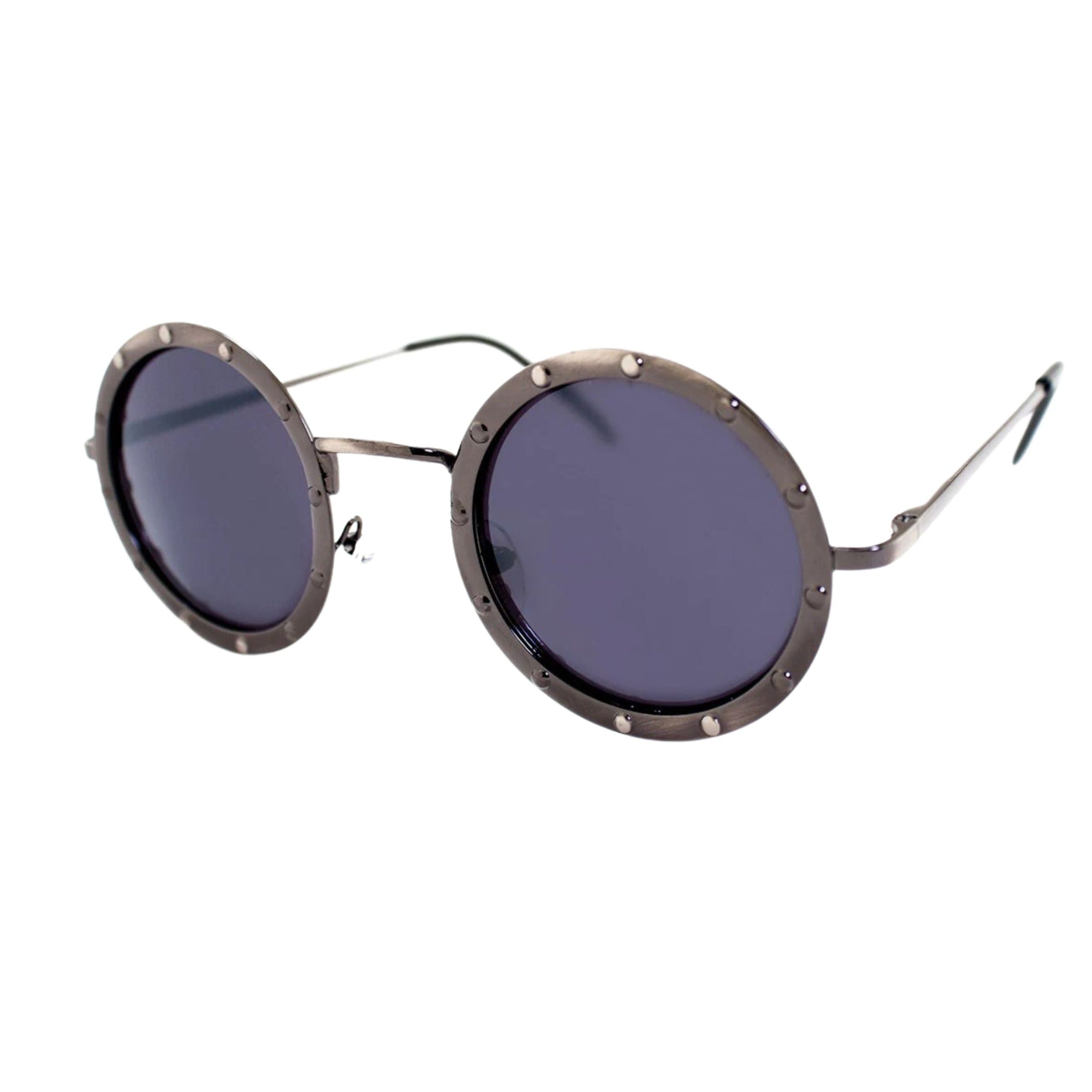 Gunmetal and Steam Sunglasses Besom Boutique