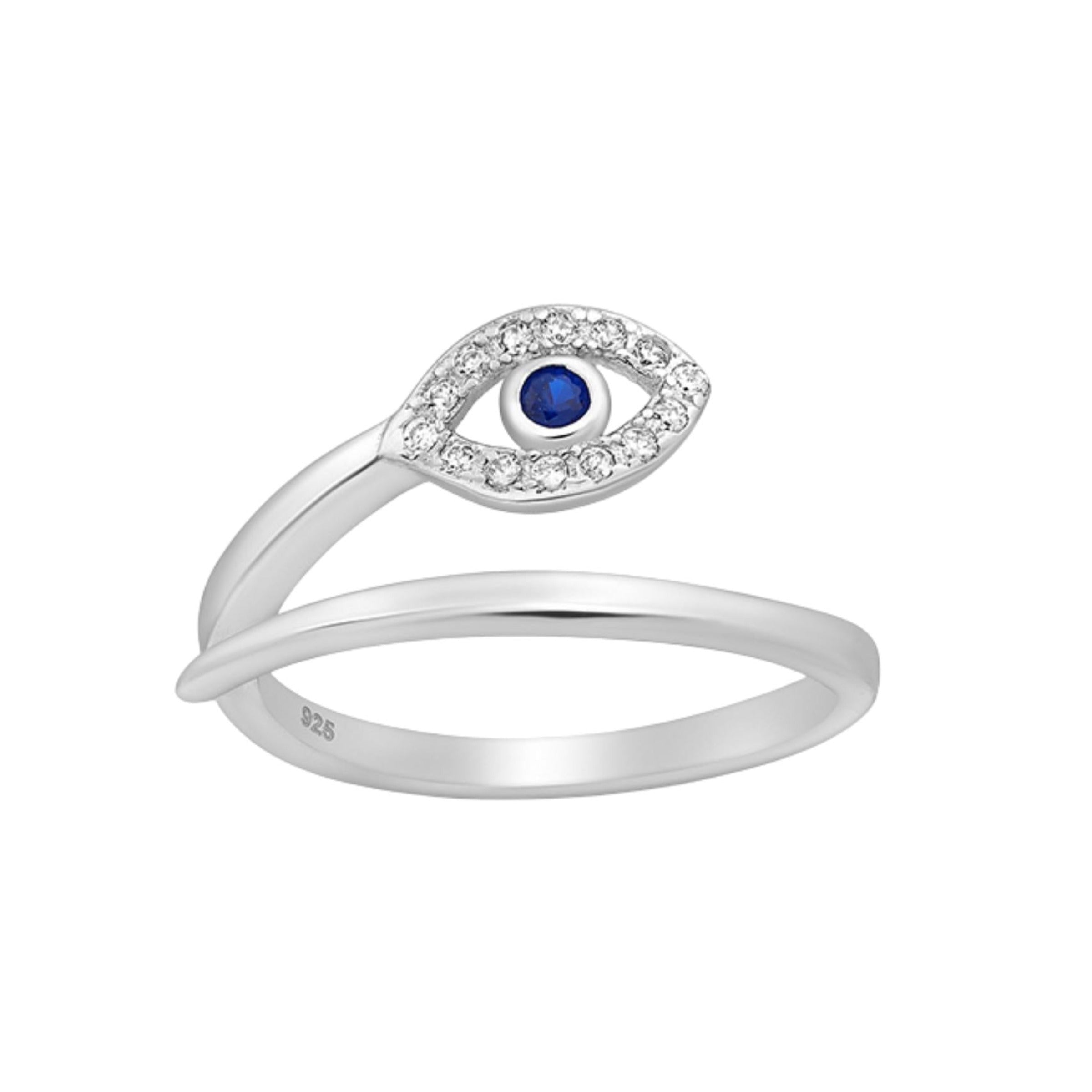 Protective Evil Eye Ring Besom Boutique