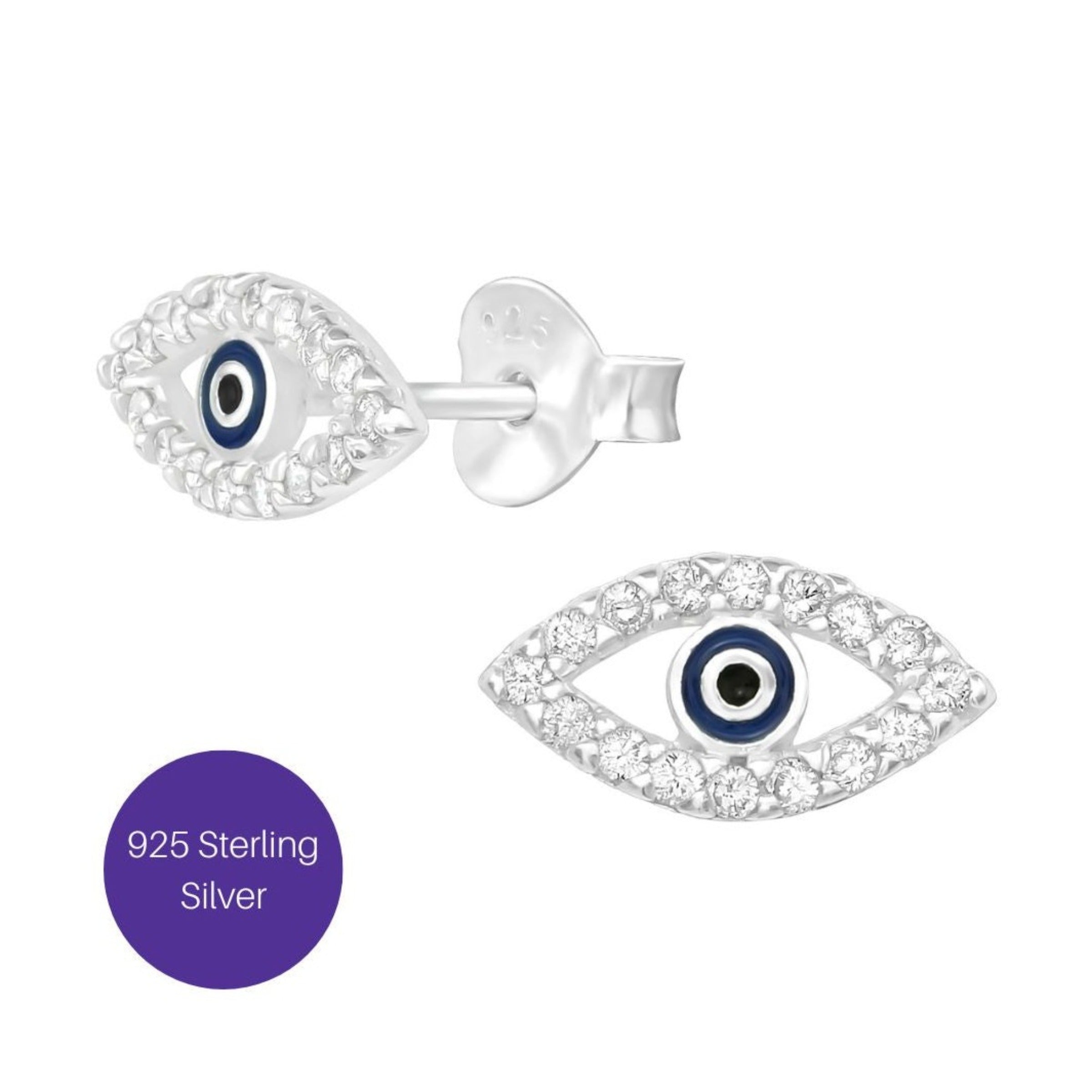 Protective Eye Stud Earrings Besom Boutique