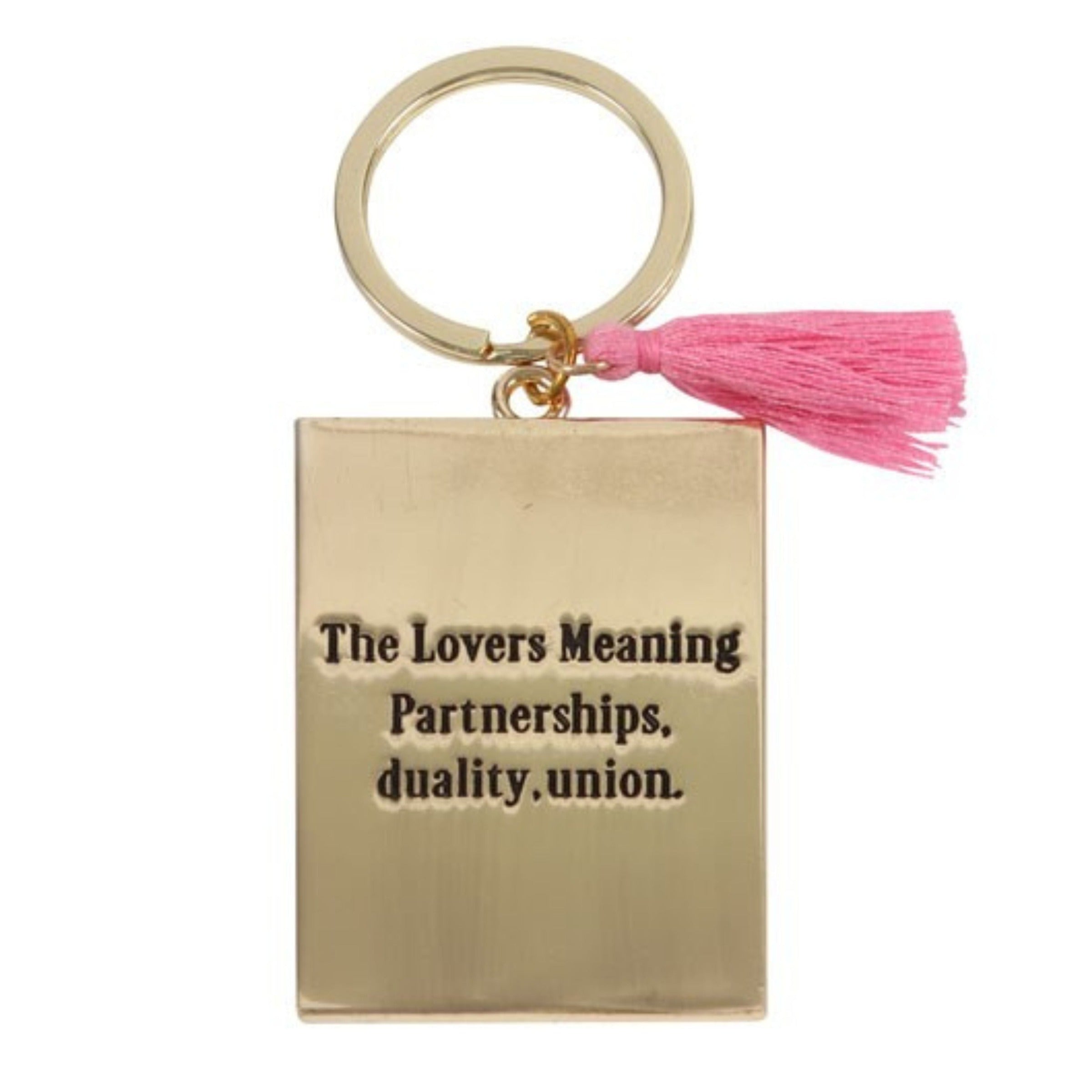 The Lovers- Tarot Card Keychain Besom Boutique