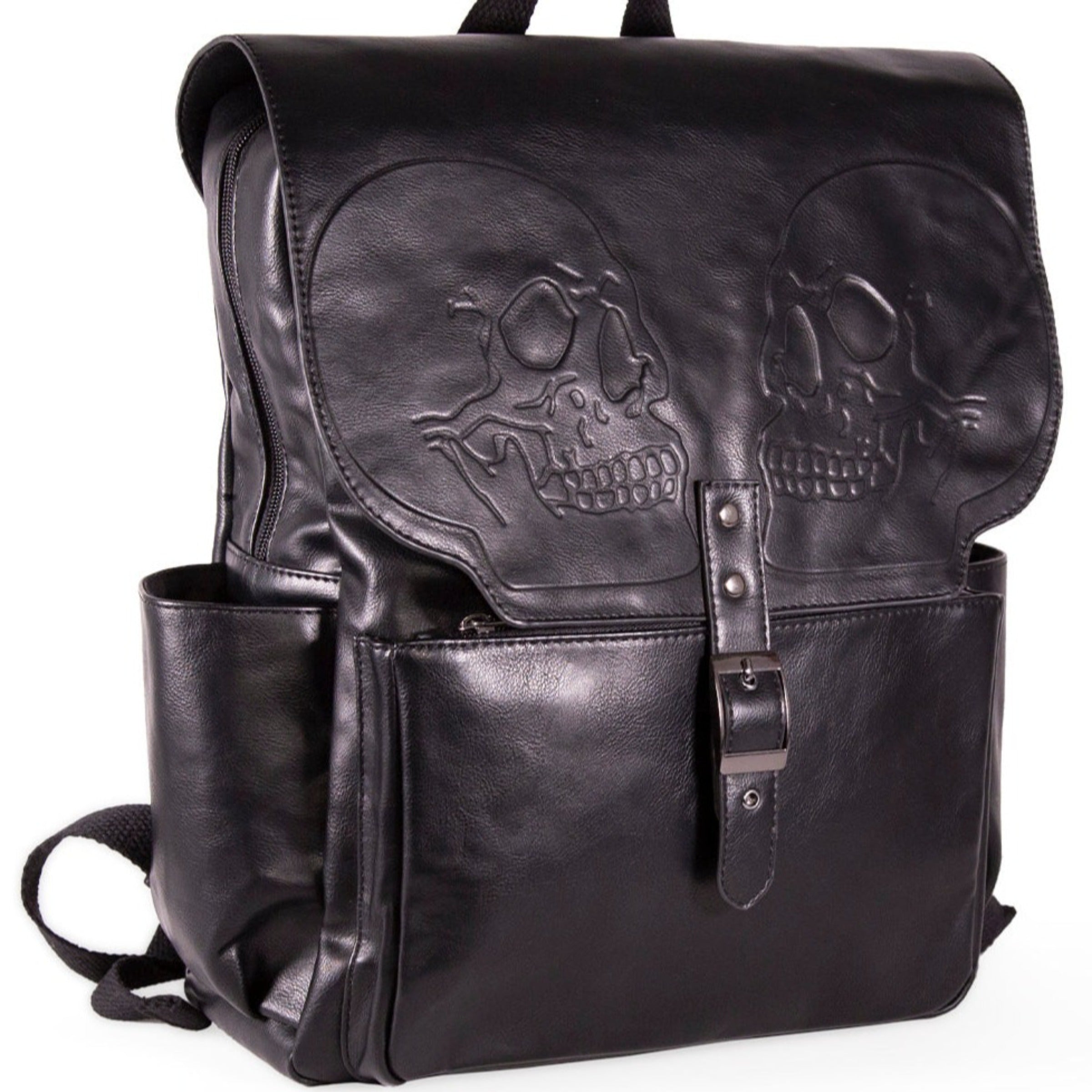 Twin Skull Backpack Besom Boutique