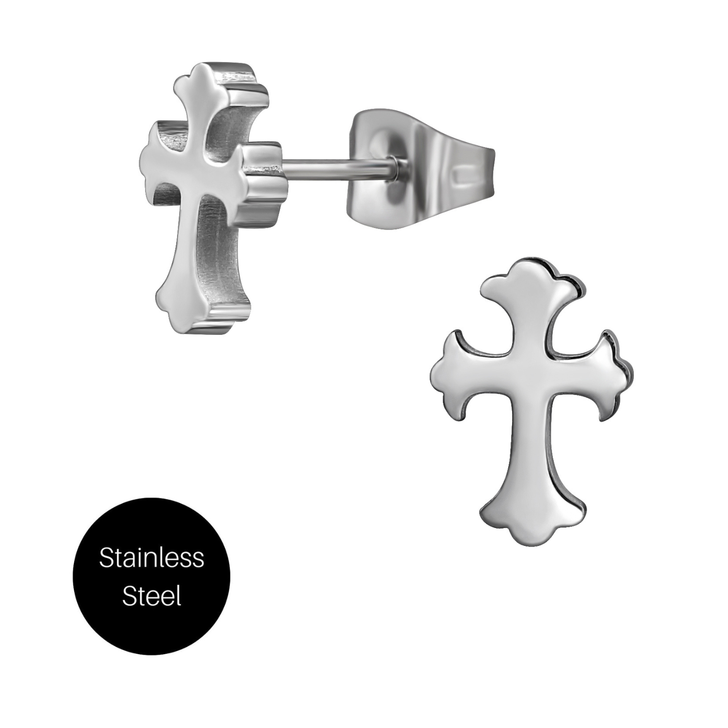 Gothic Cross in Steel