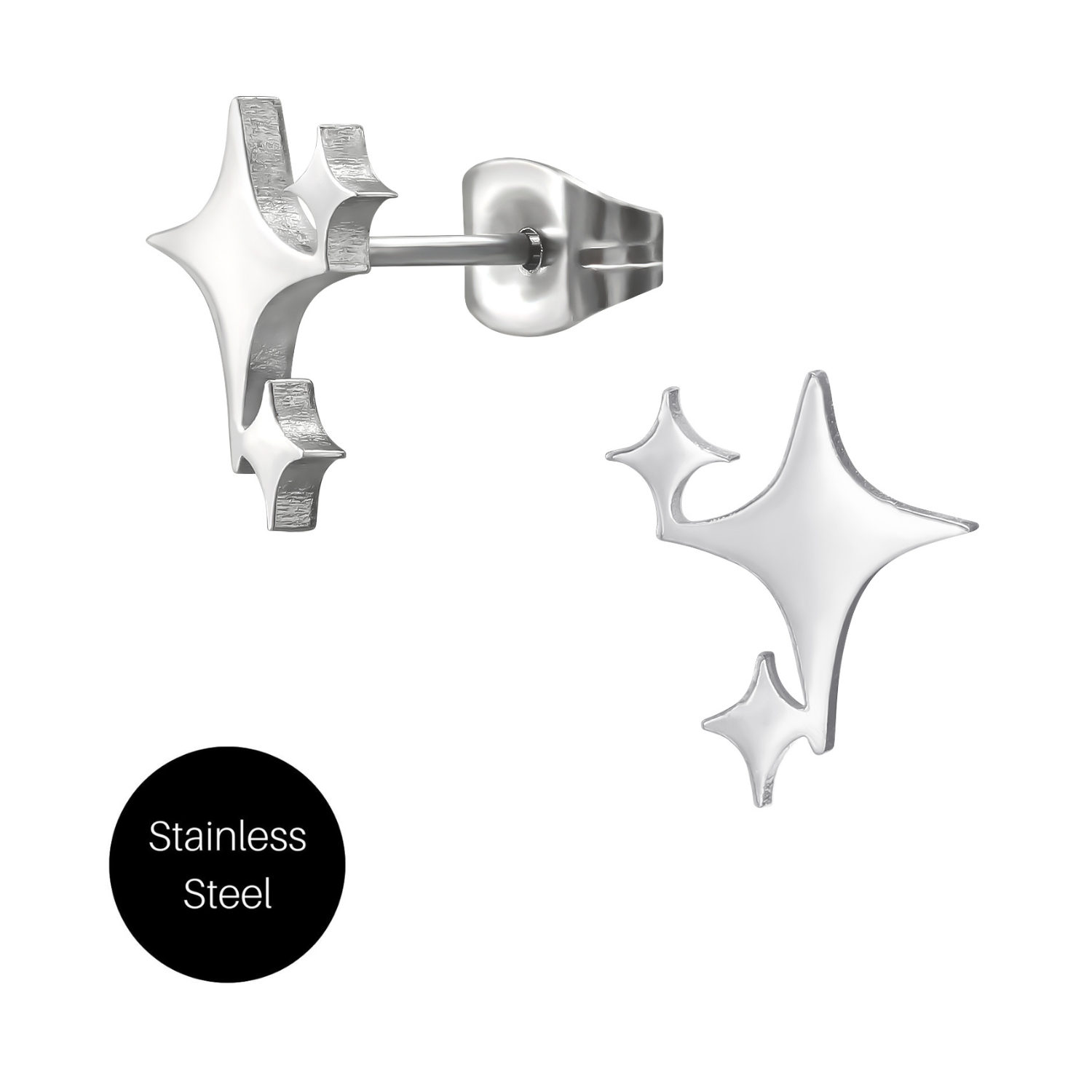 Vintage Star in Stainless Steel