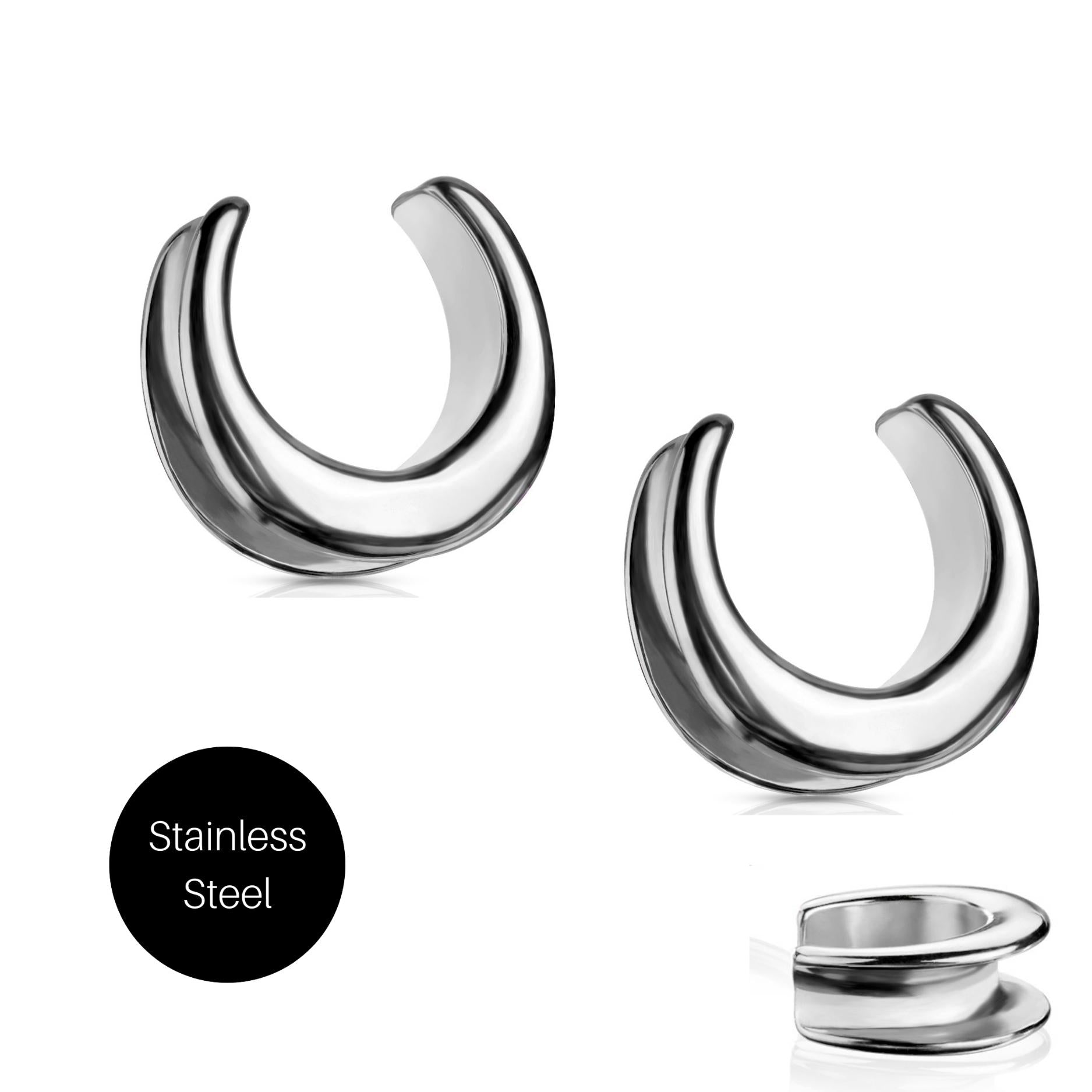 Saddle Spreader Ear Plug in Steel