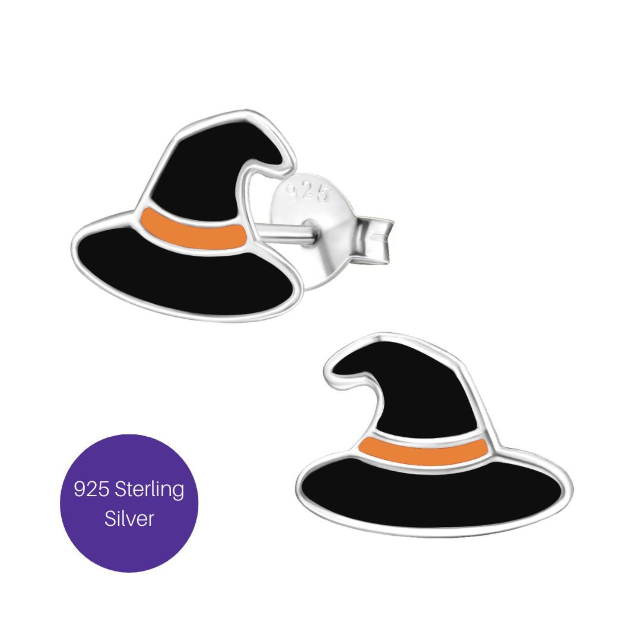 Witches Hat Stud Earrings Besom Boutique