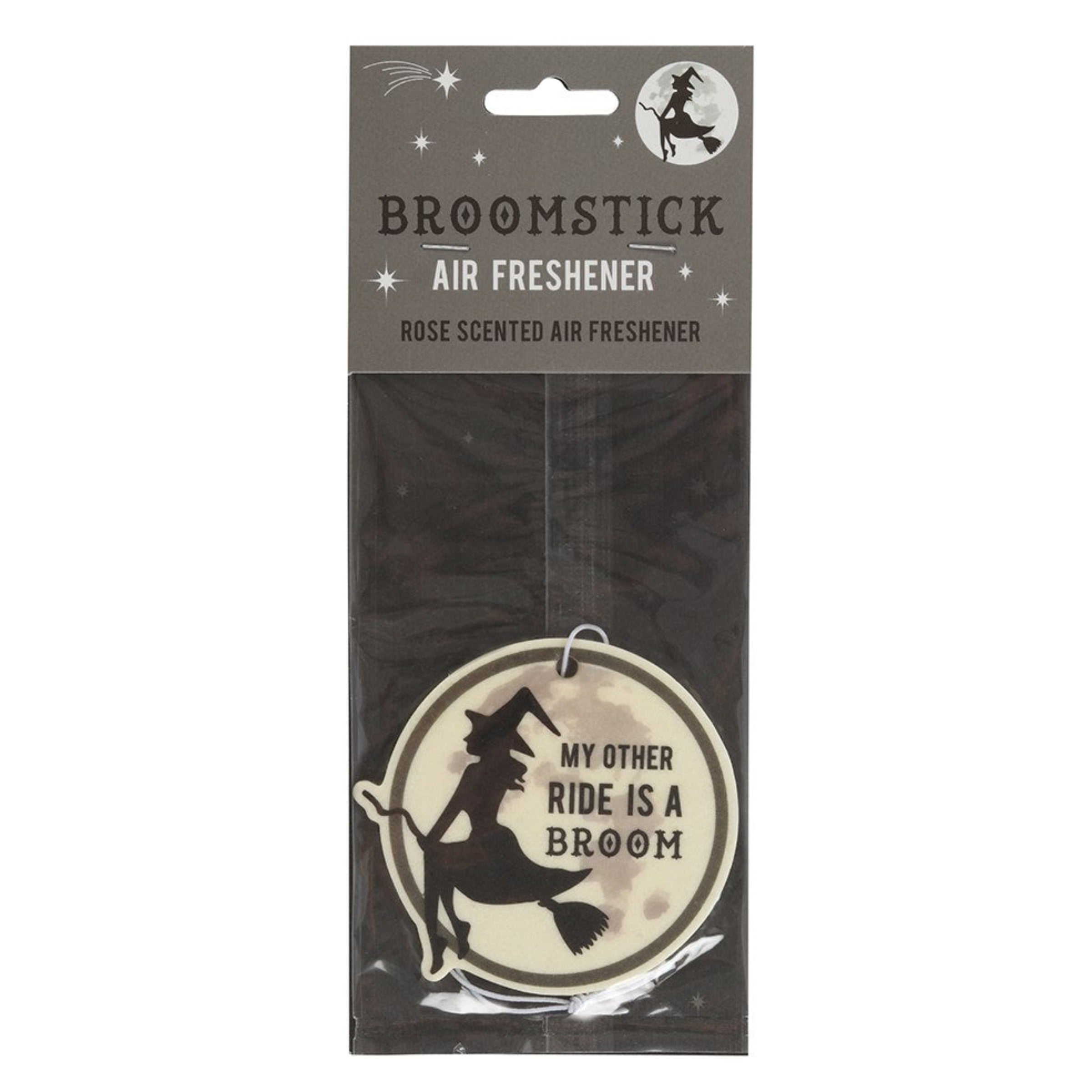 Witchy Air Freshener- Rose Scented Besom Boutique