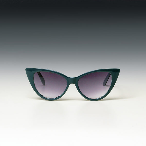 Vintage style gray cateye sunglasses
