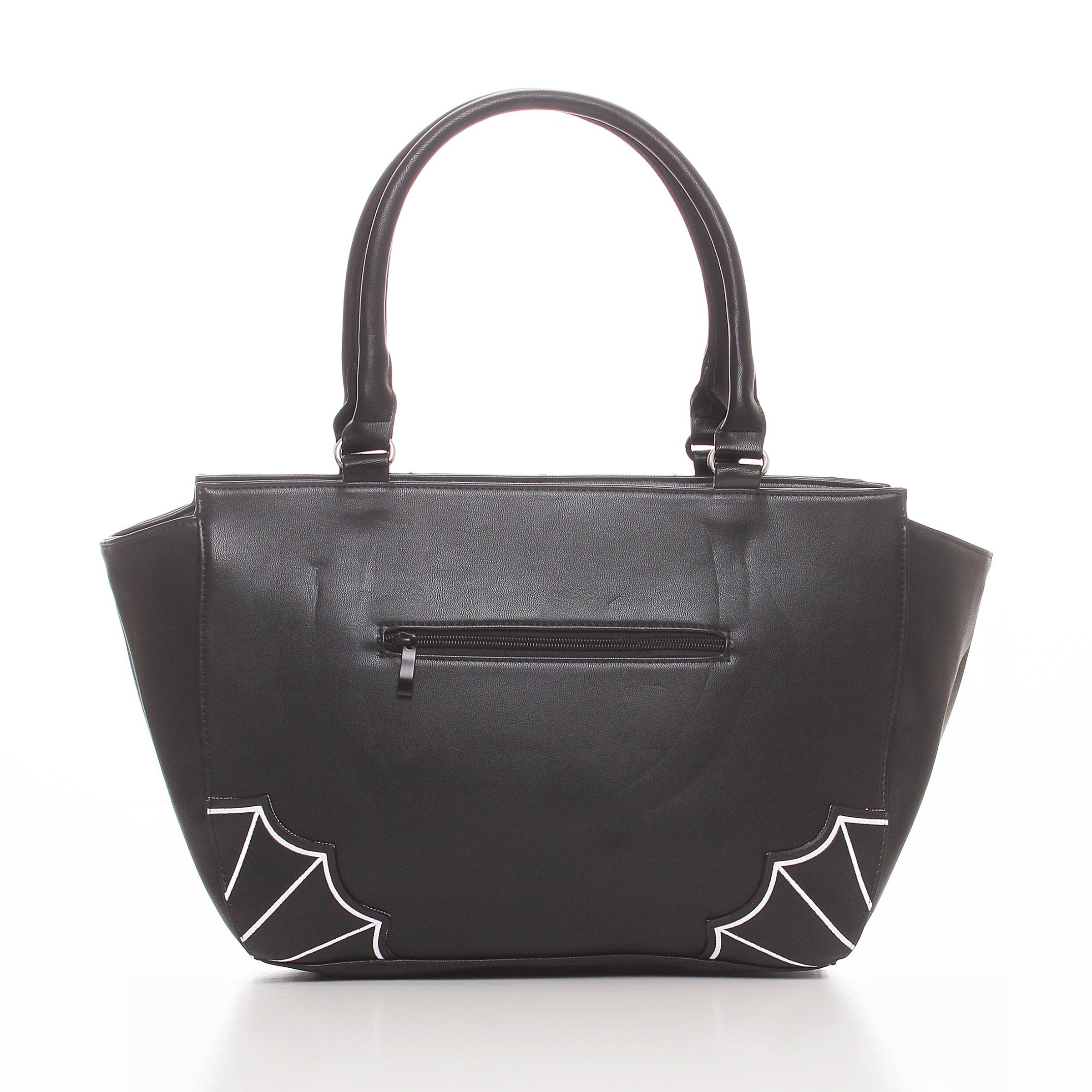 Embroidered Batty Shoulder Bag